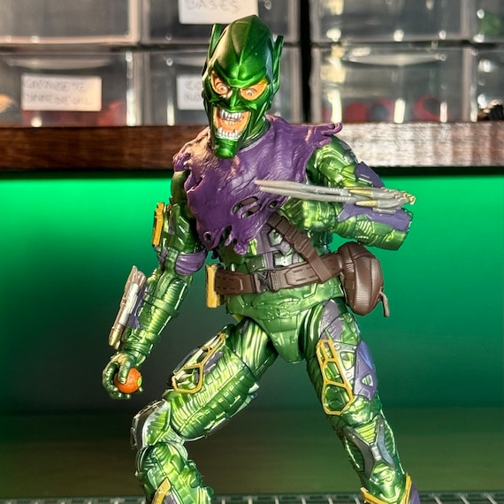 ブランド通販 Up(spiderman Faceplate Goblin Green 2002) Marvel Headsculpt アメコミ