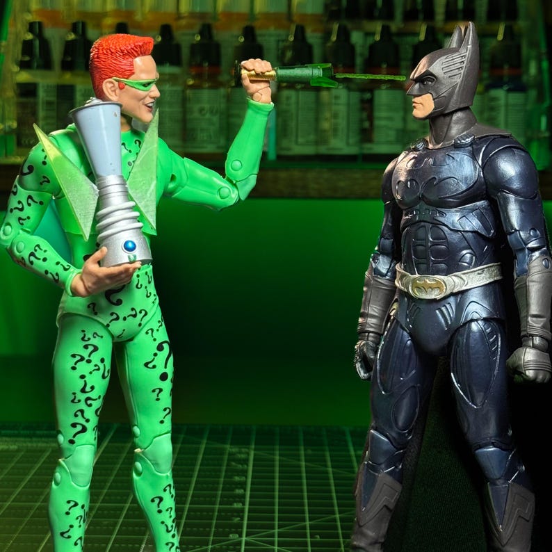 Bat Forever Riddler Brain Drain and Bombs (mcfarlane DC Multiverse) - Etsy