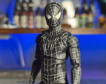 Spiderman 3 Black Symbiot Suit Headsculpt for Marvel Legends