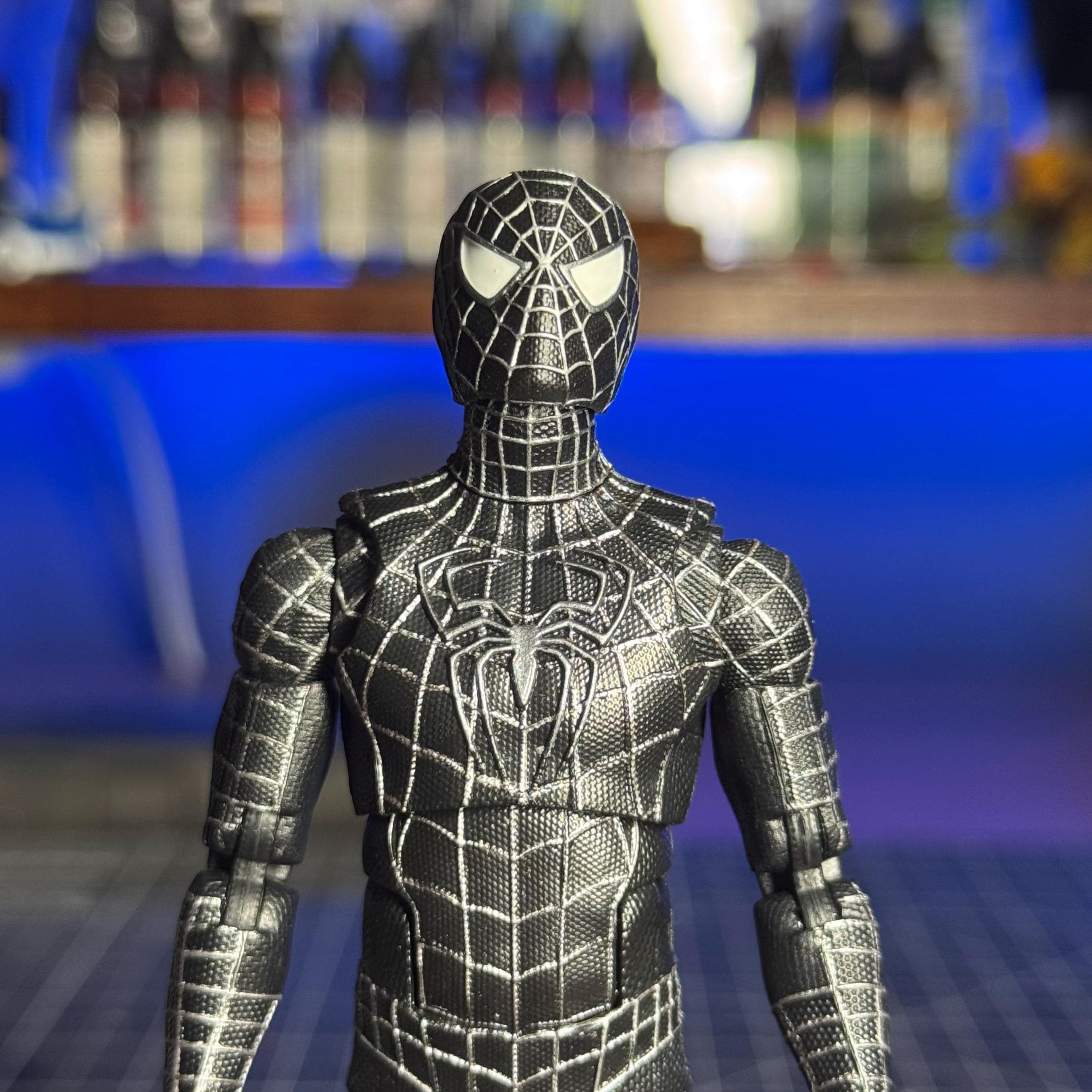 Spiderman 3 Black Symbiot Suit Headsculpt for Marvel Legends