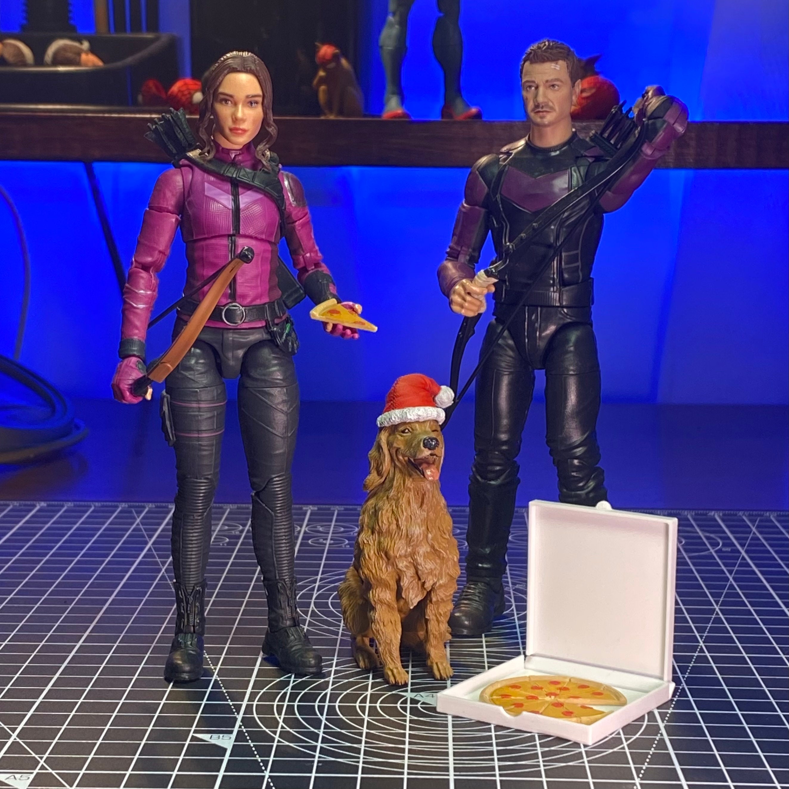 Lucky de pizzahond Marvel Legends Hawkeye - Etsy België, image size:2647x2647