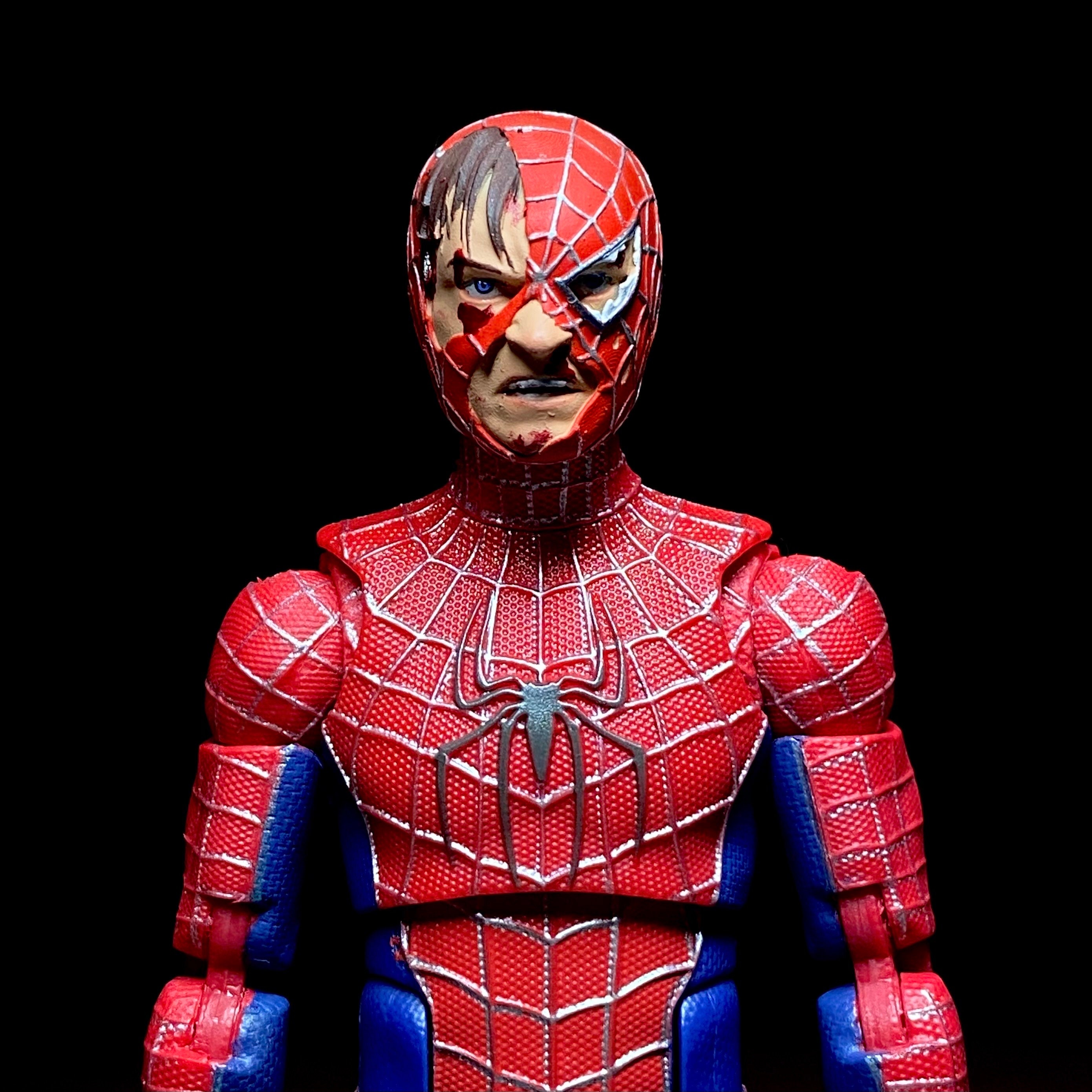 Spiderman 2002 Final Battle Headsculpt Marvel Legends