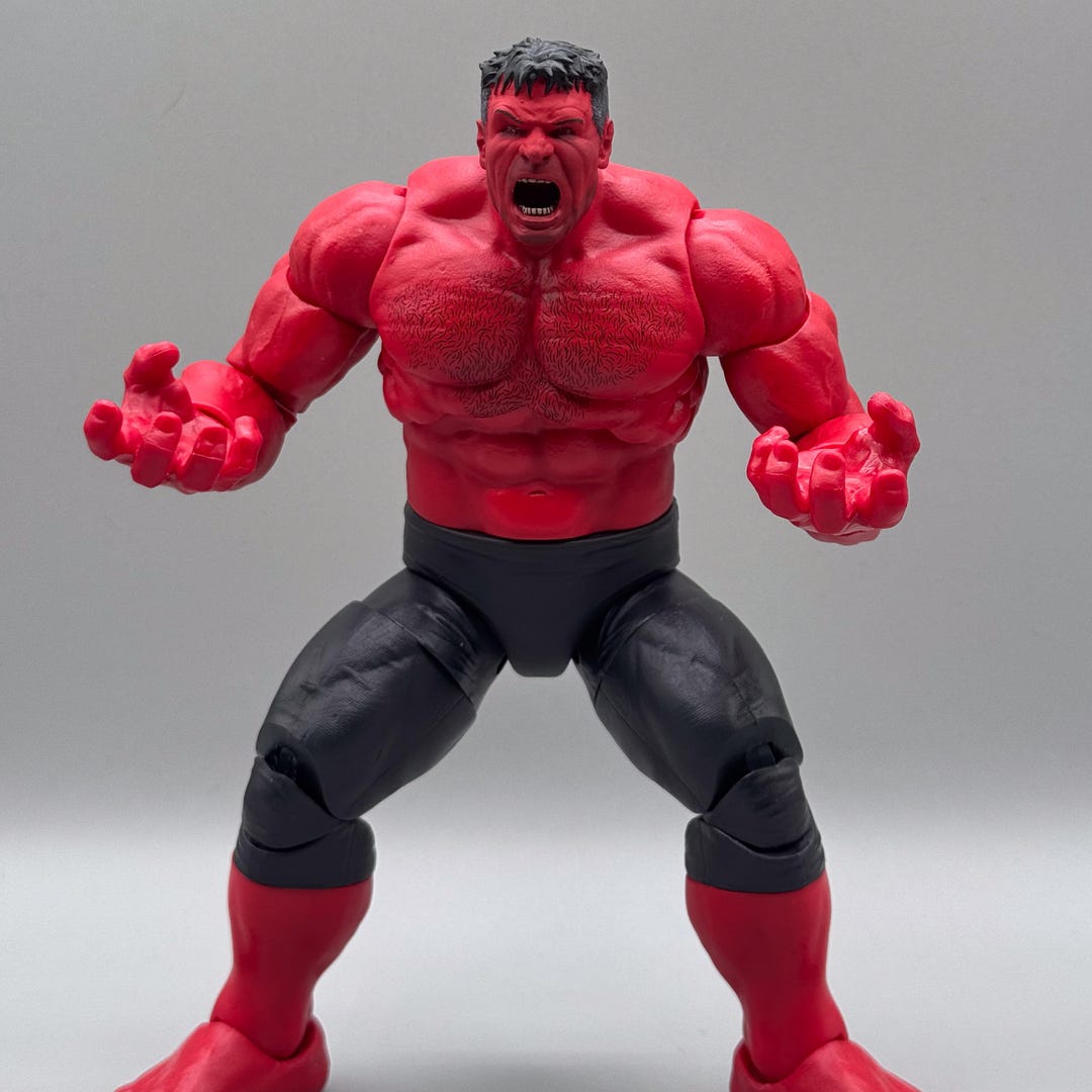 レッドハルクの叫び声のヘッドスカルプト キャプテン・アメリカ