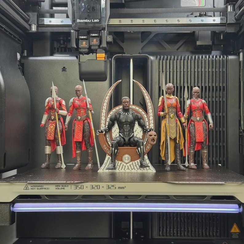 Black Panther Wakanda Troon Marvel Legends 1/12 schaal – Koninklijke Troon Diorama afbeelding 1