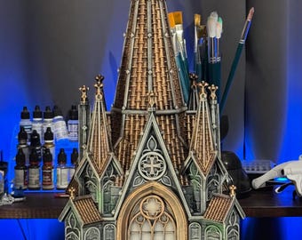 Action figure Gothic Cathedral diorama (TOP PART ONLY)
