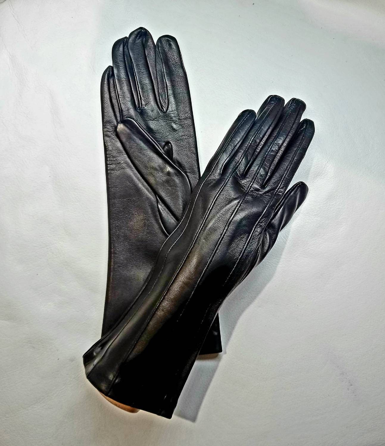 Grace Kelly Gloves, Brown Gloves, Black Gloves, Long Gloves, Natural