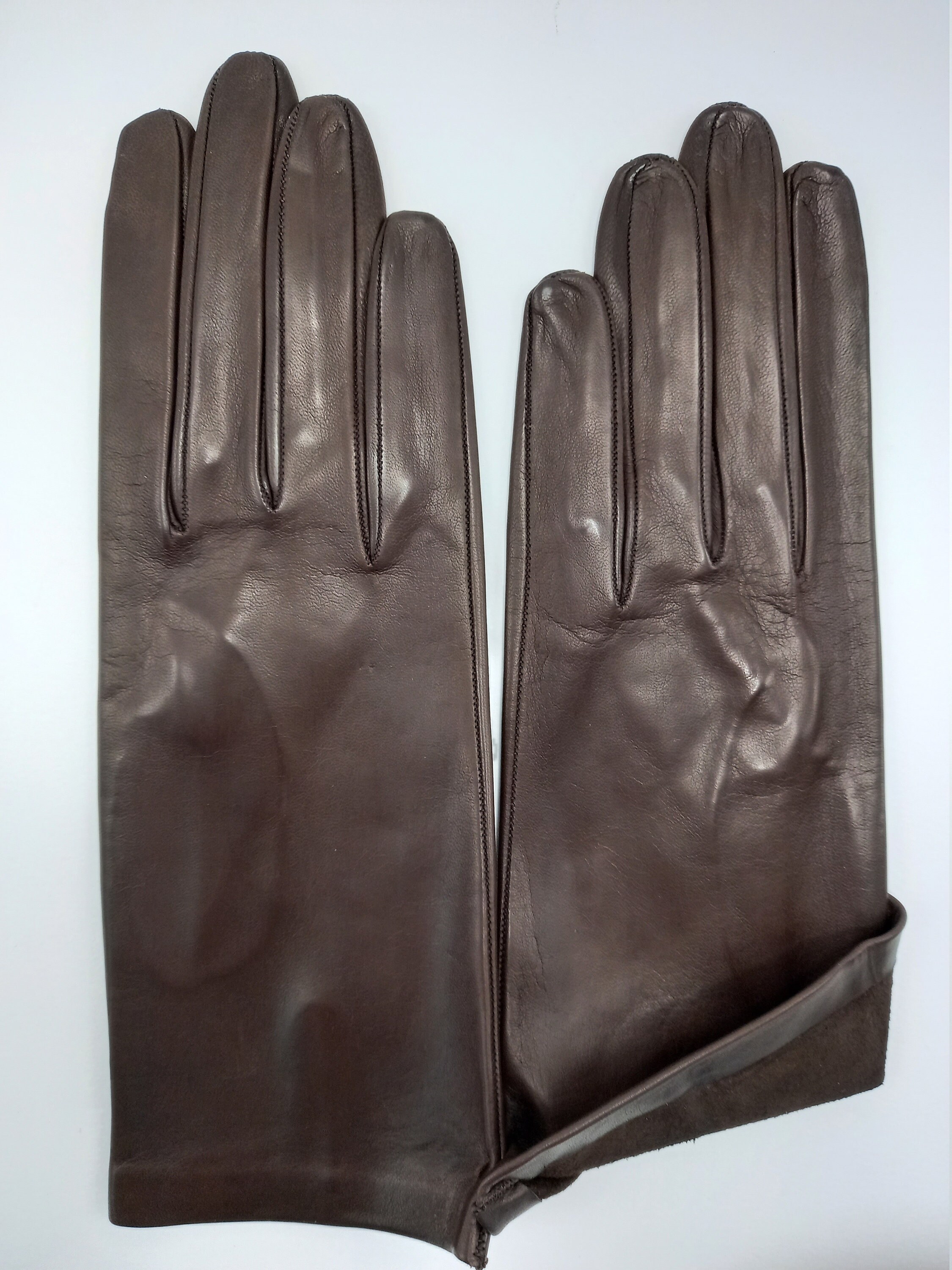 Leather Gloves Brown