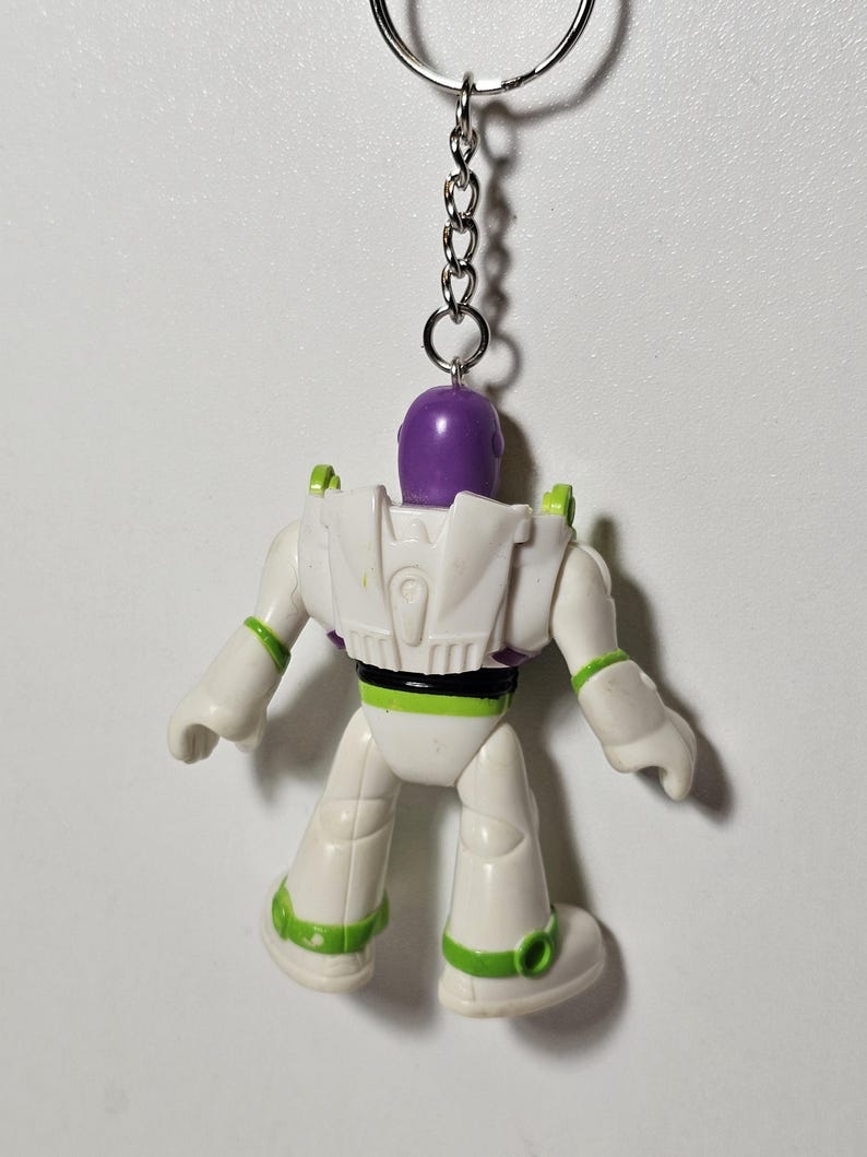 Buzz Key Chain Toy Story Buzz Lightyear Disney Handmade Keychain - Etsy