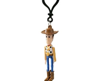 Clips colgantes para bolsos de Disney Pixar Toy Story Woody Chibi en movimiento Serie 1