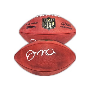 Joe Montana San Francisco 49ers Autographed Official NFL Leather Gold Shield Football
