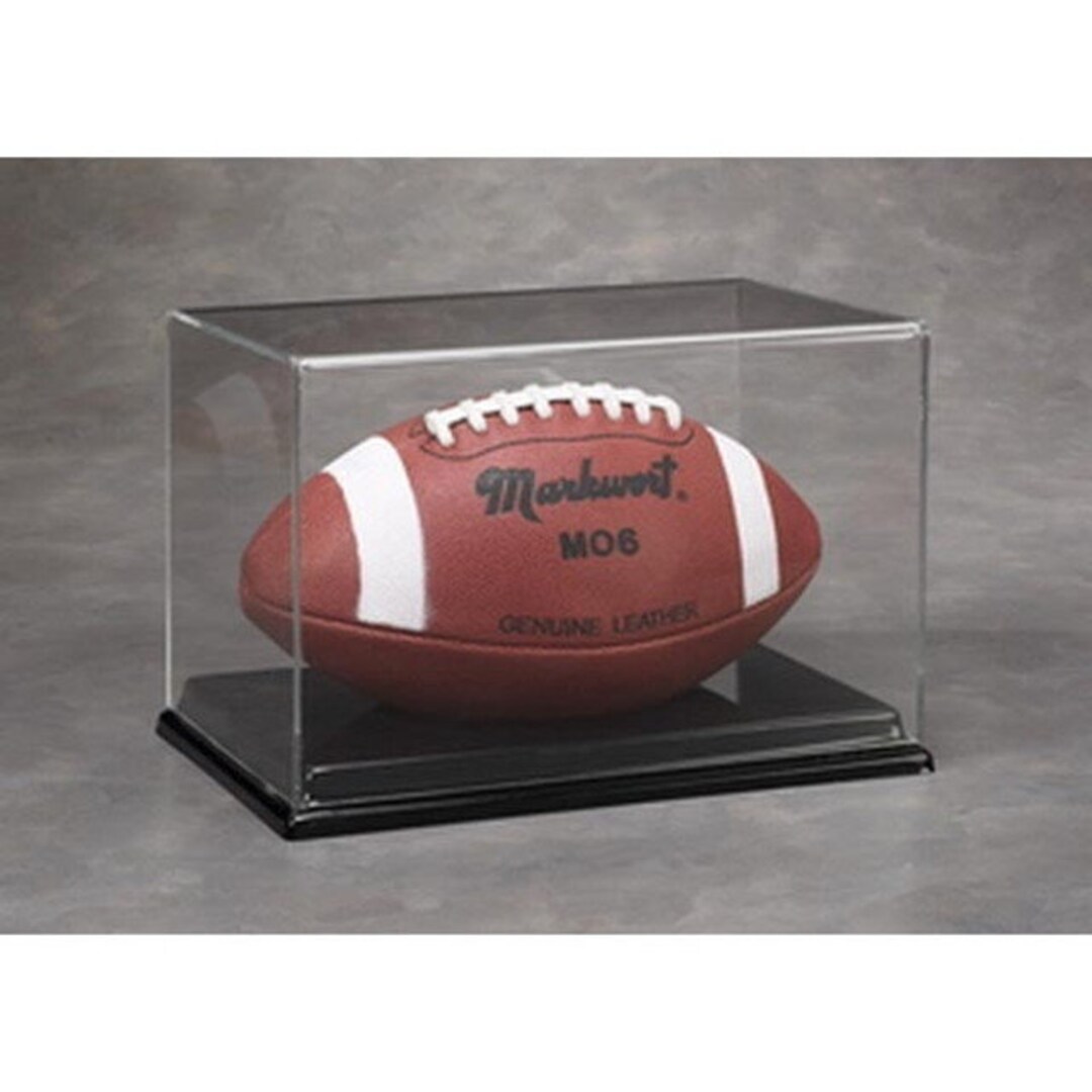 Acrylic Full Size Football Display Case UV Protection Etsy