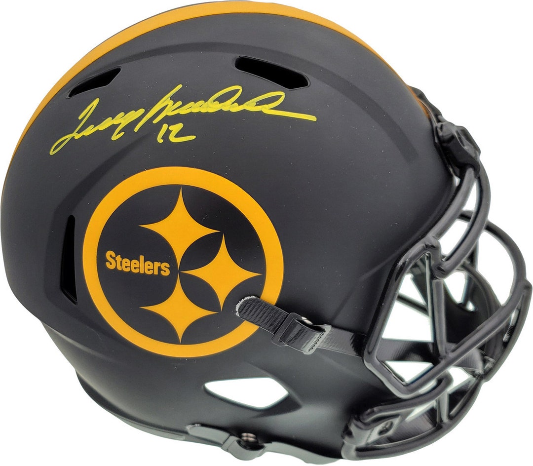 Terry Bradshaw Autographed Pittsburgh Steelers Full Size Eclipse Black