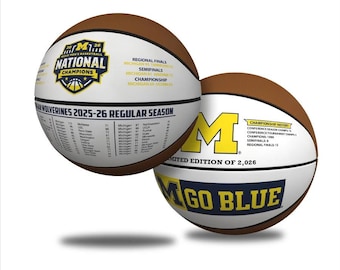 Michigan Wolverines 2026 Championship Basketball Limited Edition 2026 Fan Gift
