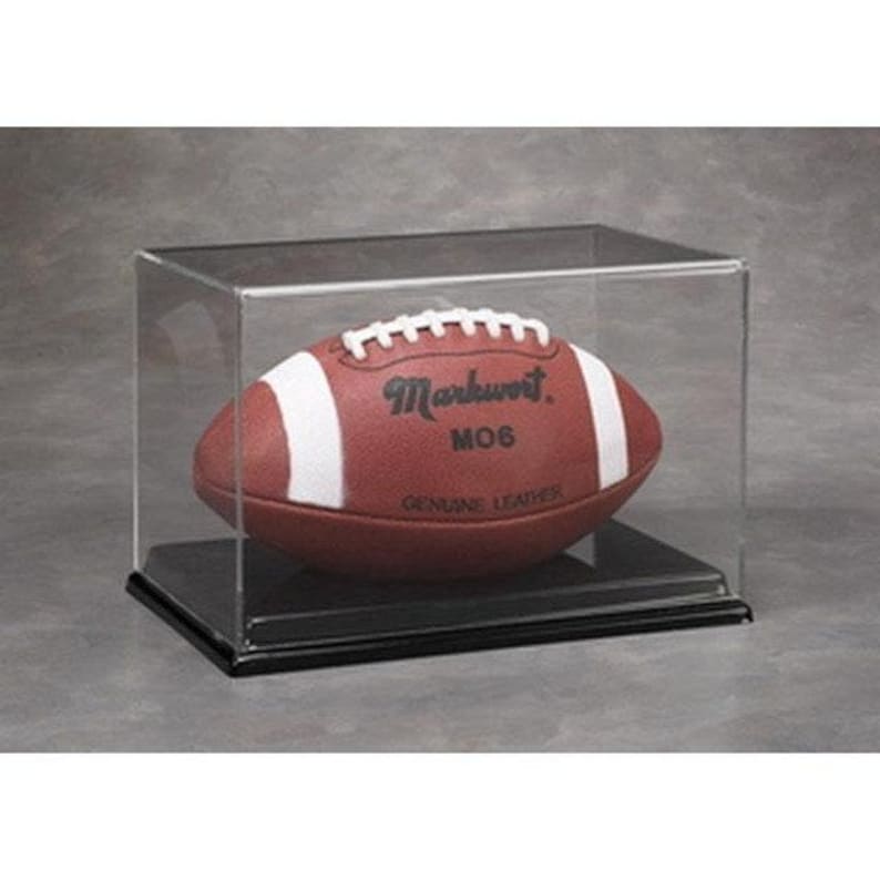 Acrylic Football Display Case | Regulation Size, UV Protection image 3