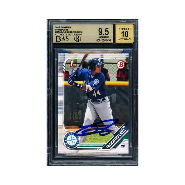 Julio Rodriguez Auto Card Etsy