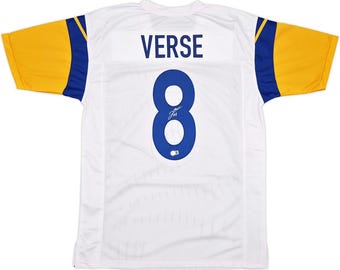 Jared Verse Los Angeles Rams Autographed White Jersey