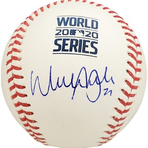 Walker Buehler Autographed Official 2020 World Series Baseball Los Angeles Dodgers