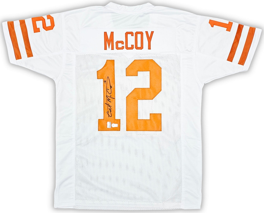 Colt Mccoy Texas Longhorns Autographed White Jersey - Etsy