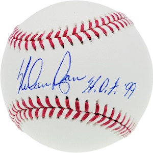 Nolan Ryan Texas Rangers Autographed Official MLB Baseball &quot;HOF 99&quot;
