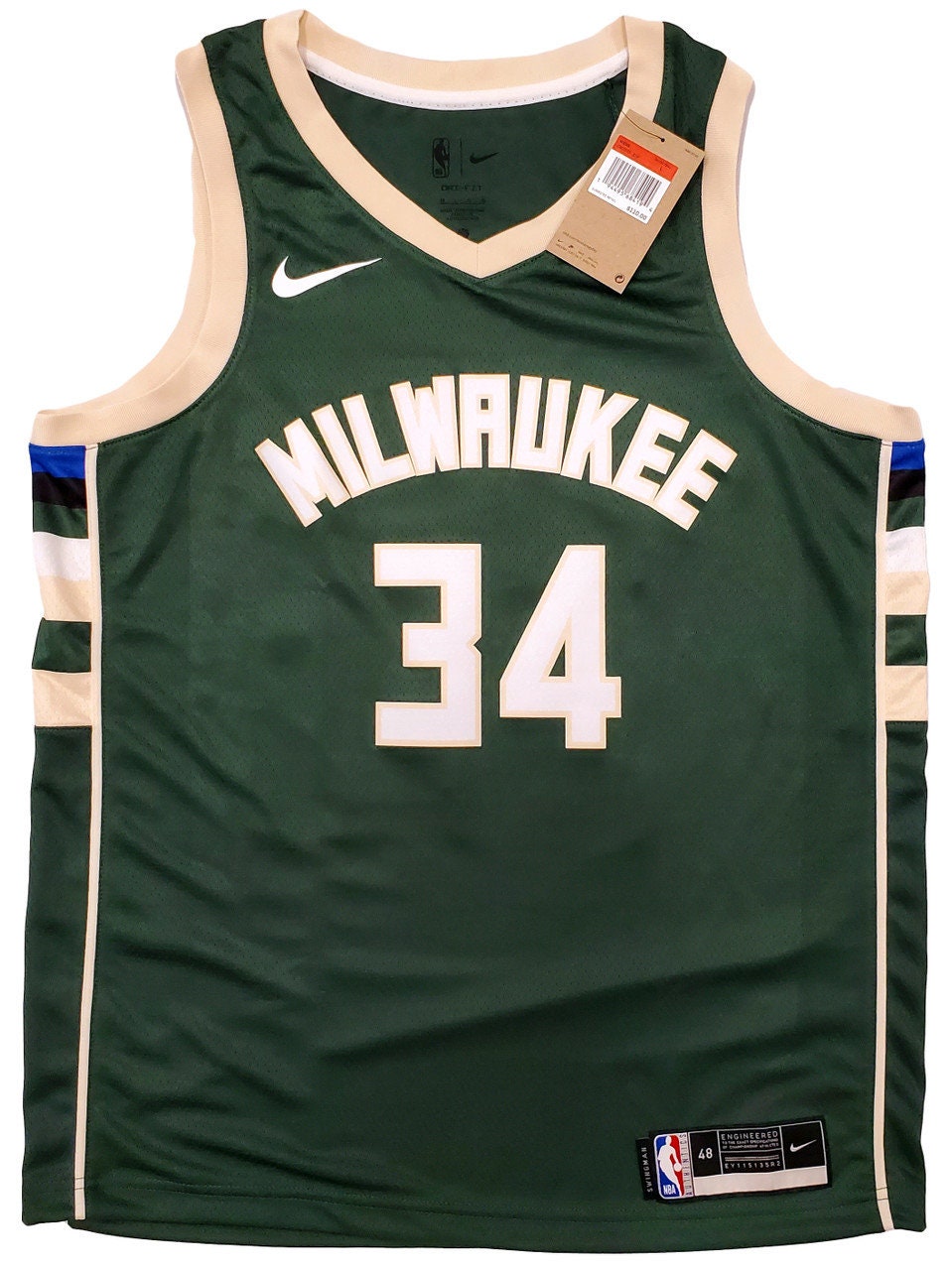 NikcoSports Milwaukee Bucks Giannis Antetokounmpo Autographed Green Jersey