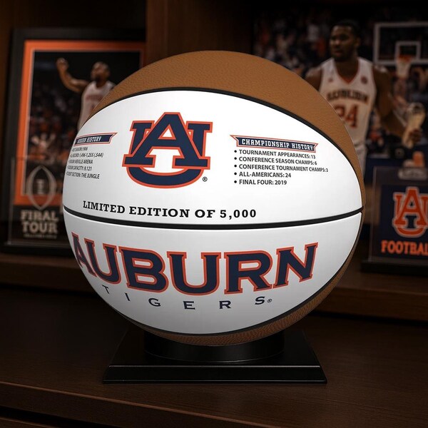 Auburn Tigers "Season to Remember" Exclusive Basketball Limited Edition of 5000
