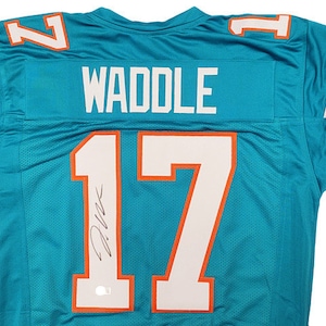 Nike, Tops, Nike Jaylen Waddle Miami Dolphins On Field Jersey Size Large  Authentic Home Nfl