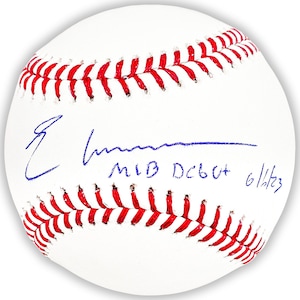 Elly De La Cruz Cincinnati Reds Béisbol oficial de la MLB autografiado "MLB Debut 6/6/23"