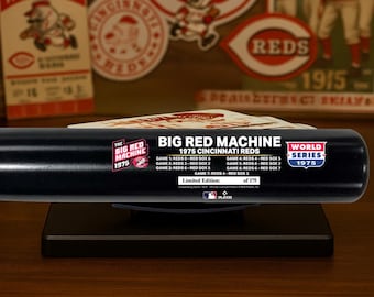 Cincinnati Reds 50th Anniversary 1975 Big Red Machine Limited Edition of 175 Bat