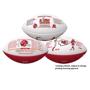 Kansas City Chiefs AFC Champs & Super Bowl LIX Football Limited Edition Exclusive