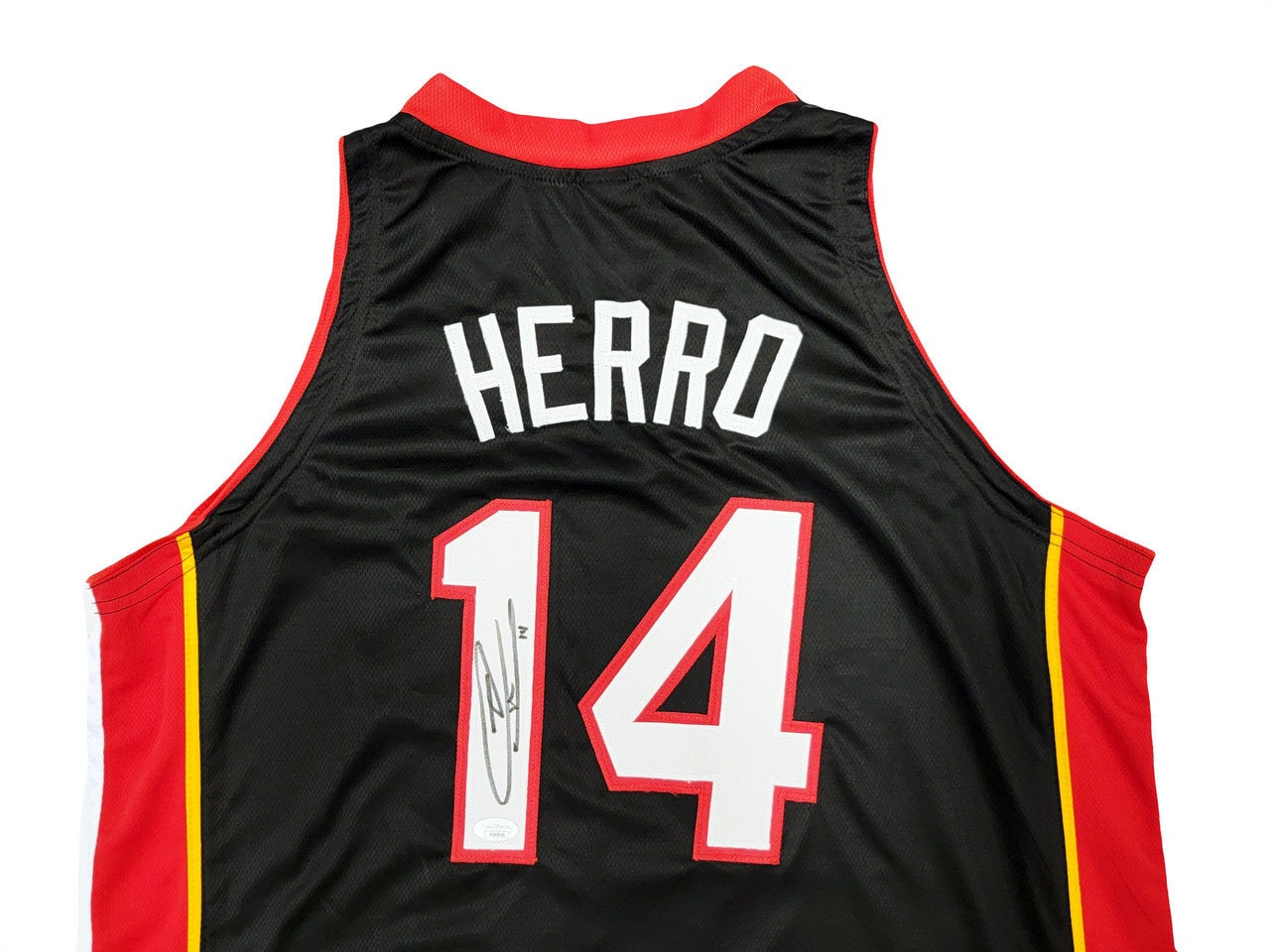 Tyler Herro Autographed Black Licensed Miami Heat Jersey (JSA