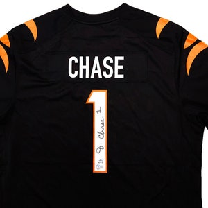 Nike Little Kids' Cincinnati Bengals Ja'Marr Chase #1 Black Game