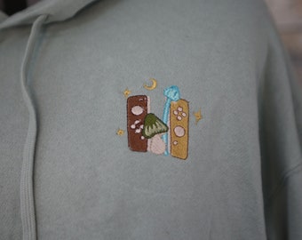 Cozy Mushroom Gamer Crop Sweater