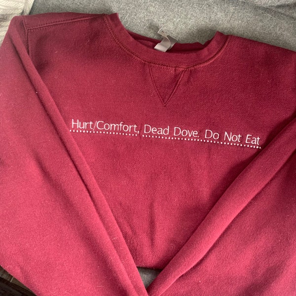 Fanfiction Tag Embroidered Crewneck