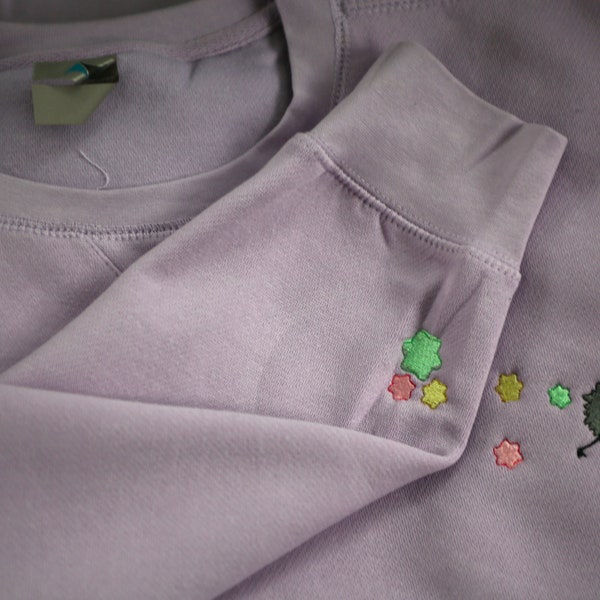 Dust Ball Embroidered Crewneck