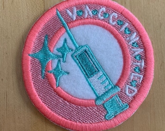 Vaccinated Sew-On Patch