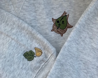 Seedling Embroidered Crewneck