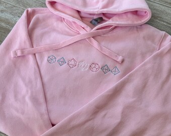 Trans Dice Embroidered Hoodie SIZE S