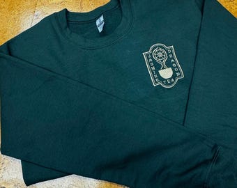 Tea Shop Embroidered Crewneck