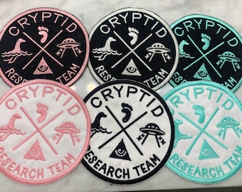 Cryptid Research Team Sew-On Patch