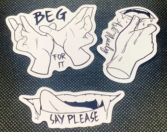 A Little Danger Horny Stickers