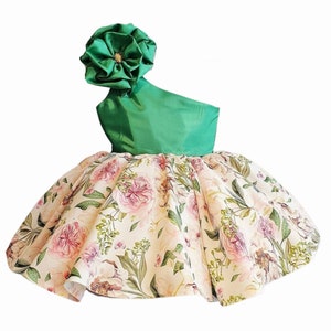 vestido de fiesta Eden con estampado floral