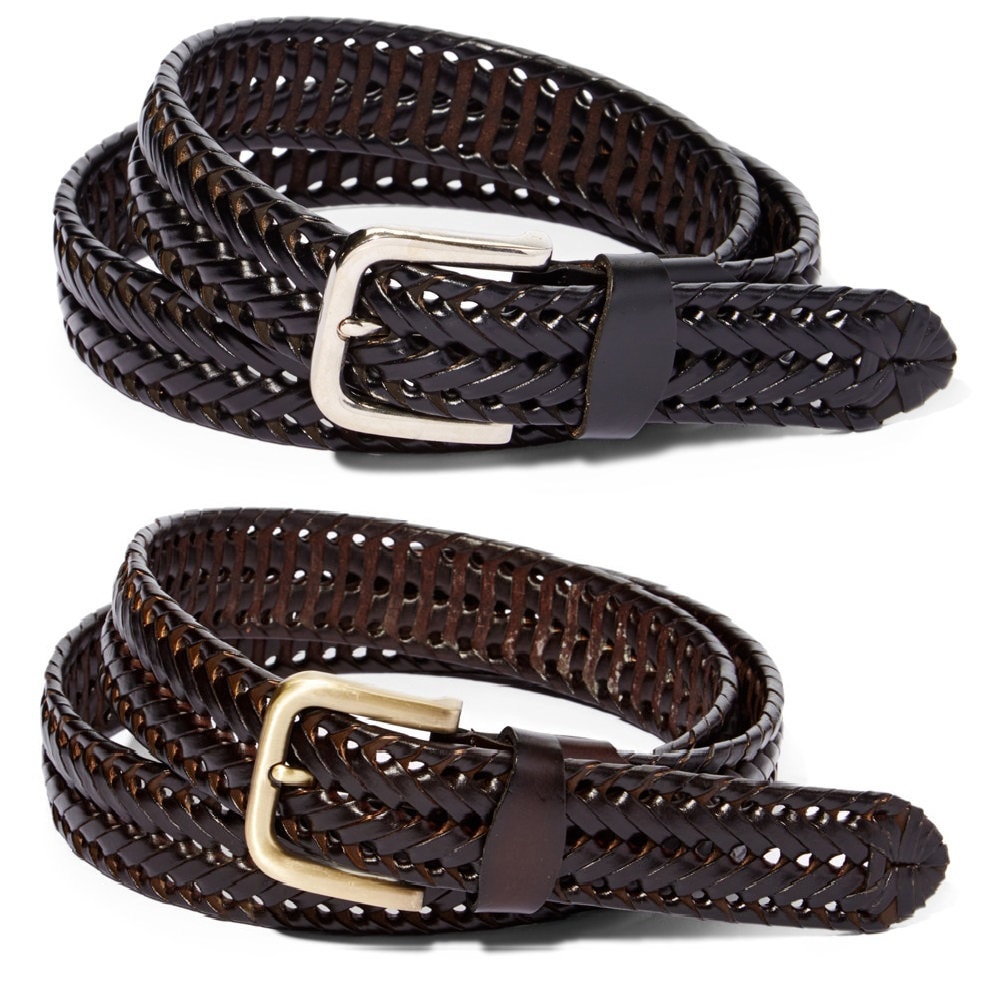 Customizable Leather Belt Braided Belt Special Hand Braid Black Belt for  Men's Handcrafted Leather Belt Elegant Gift Casual Dress Wide Belt -   Norway