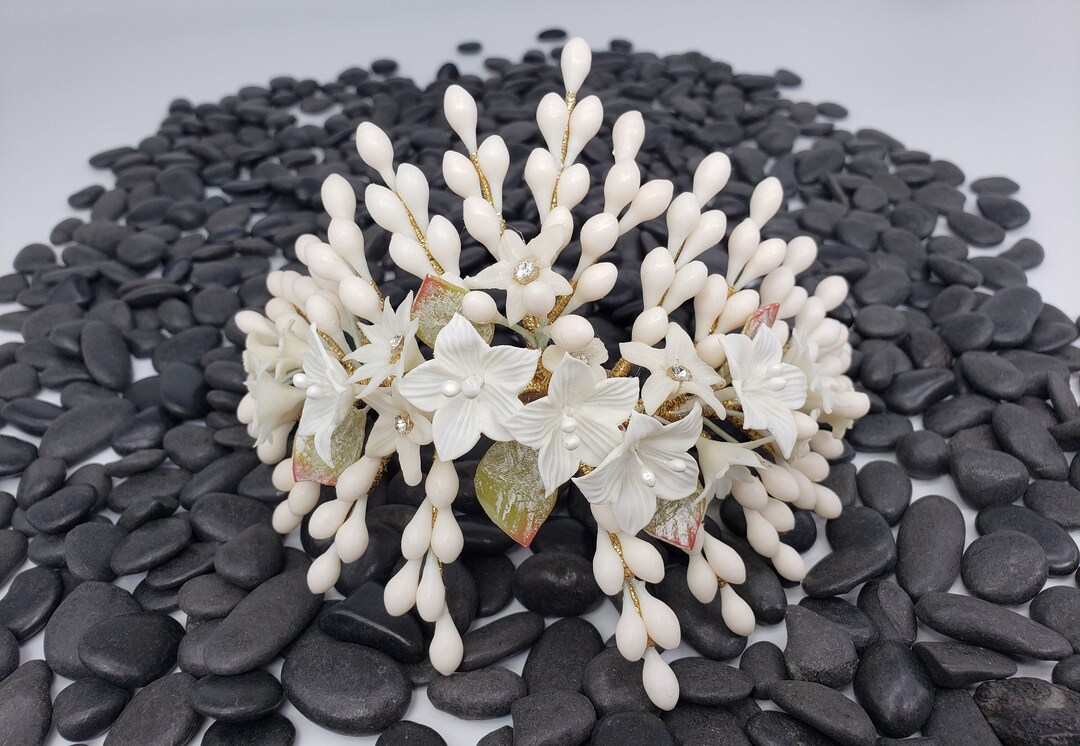 Handmade Bridal Headpiece: Azahares Orange Blossom Wedding Hairpiece ...