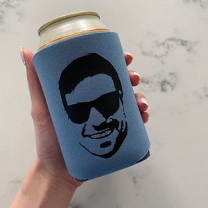 Custom Face Silhouette Can Cooler for Bachelor Party/Bachelorette Party/Birthdays/Retirement Party