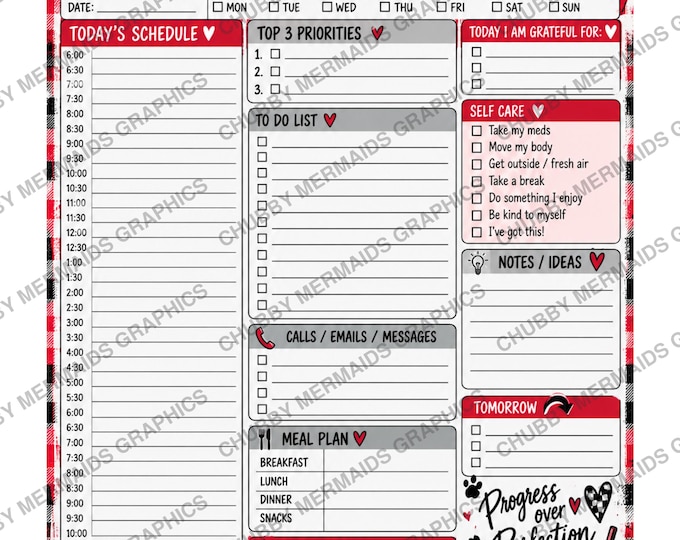 Georgia Bulldogs Daily Planner | Football Fan Schedule (Digital Download)