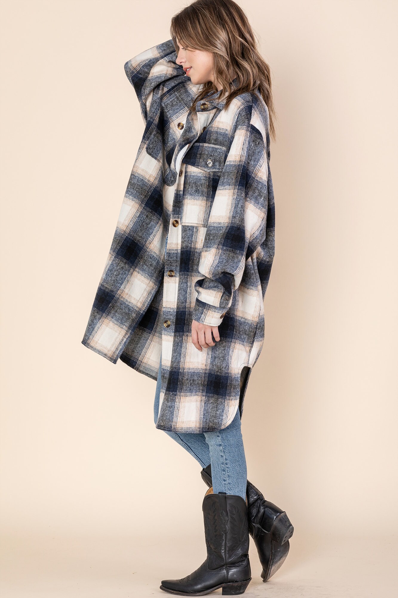 Lennox - Oversized Plaid Shacket