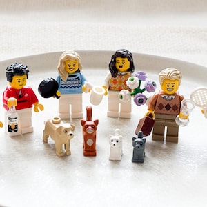 Minifigure Lego personalizzate / Regalo personalizzato, Regalo per lui, Regalo per lei, Personaggi Lego personalizzati, Regalo speciale, Compleanno, Anniversario