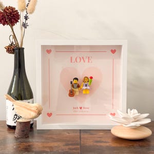 Angepasste Paar Lego Minifiguren | Valentinstagsgeschenk, personalisiertes Geschenk, Geschenk für ihn, Geschenk für sie, Legofiguren anpassen, besonderes Geschenk
