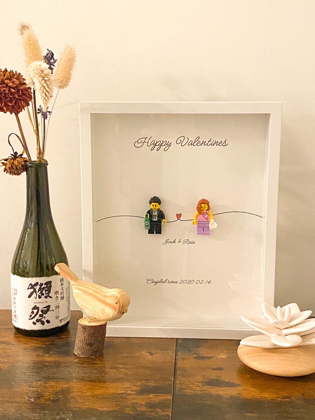 Minifiguras de Lego personalizadas para parejas Regalo de San - Main Image