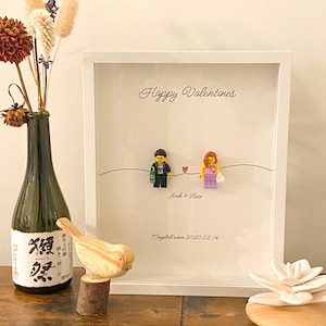 Customized Couple Lego Minifigures | Valentines Gift, Personalized Gift, Gift for him, Gift for Her, Customize Lego Figures, Special Gift